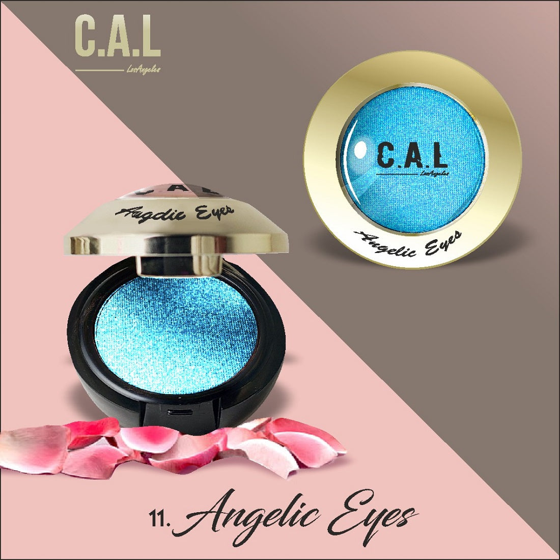 CAL Losangeles Waterproof & Long Lasting Angelic Eye Shadow 3.5g
