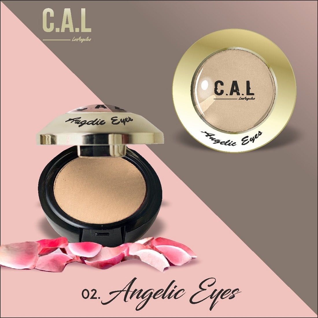 CAL Losangeles Waterproof & Long Lasting Angelic Eye Shadow 3.5g