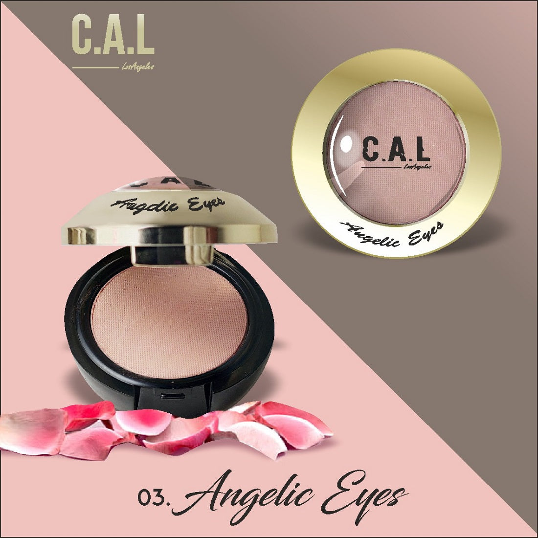 CAL Losangeles Waterproof & Long Lasting Angelic Eye Shadow 3.5g