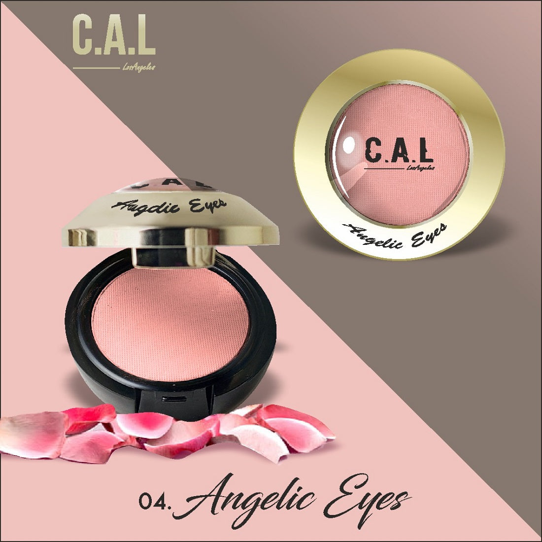 CAL Losangeles Waterproof & Long Lasting Angelic Eye Shadow 3.5g