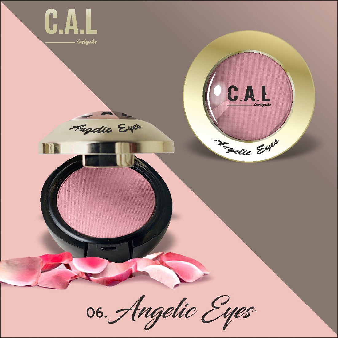 CAL Losangeles Waterproof & Long Lasting Angelic Eye Shadow 3.5g