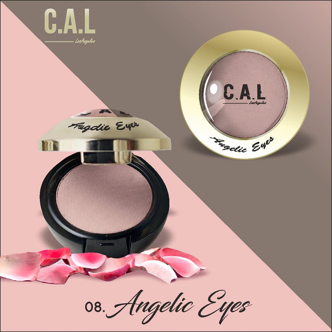 CAL Losangeles Waterproof & Long Lasting Angelic Eye Shadow 3.5g