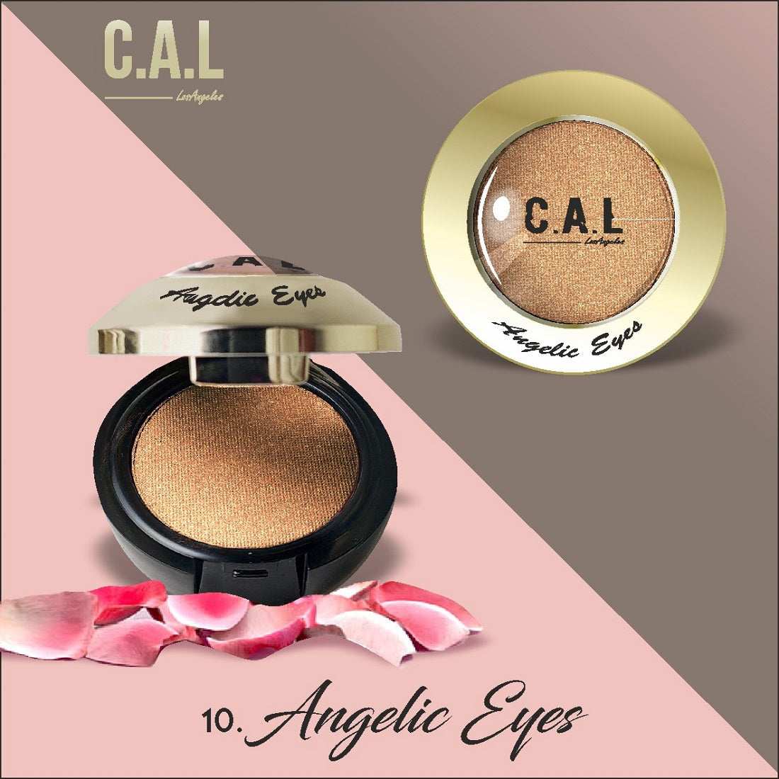 CAL Losangeles Waterproof & Long Lasting Angelic Eye Shadow 3.5g