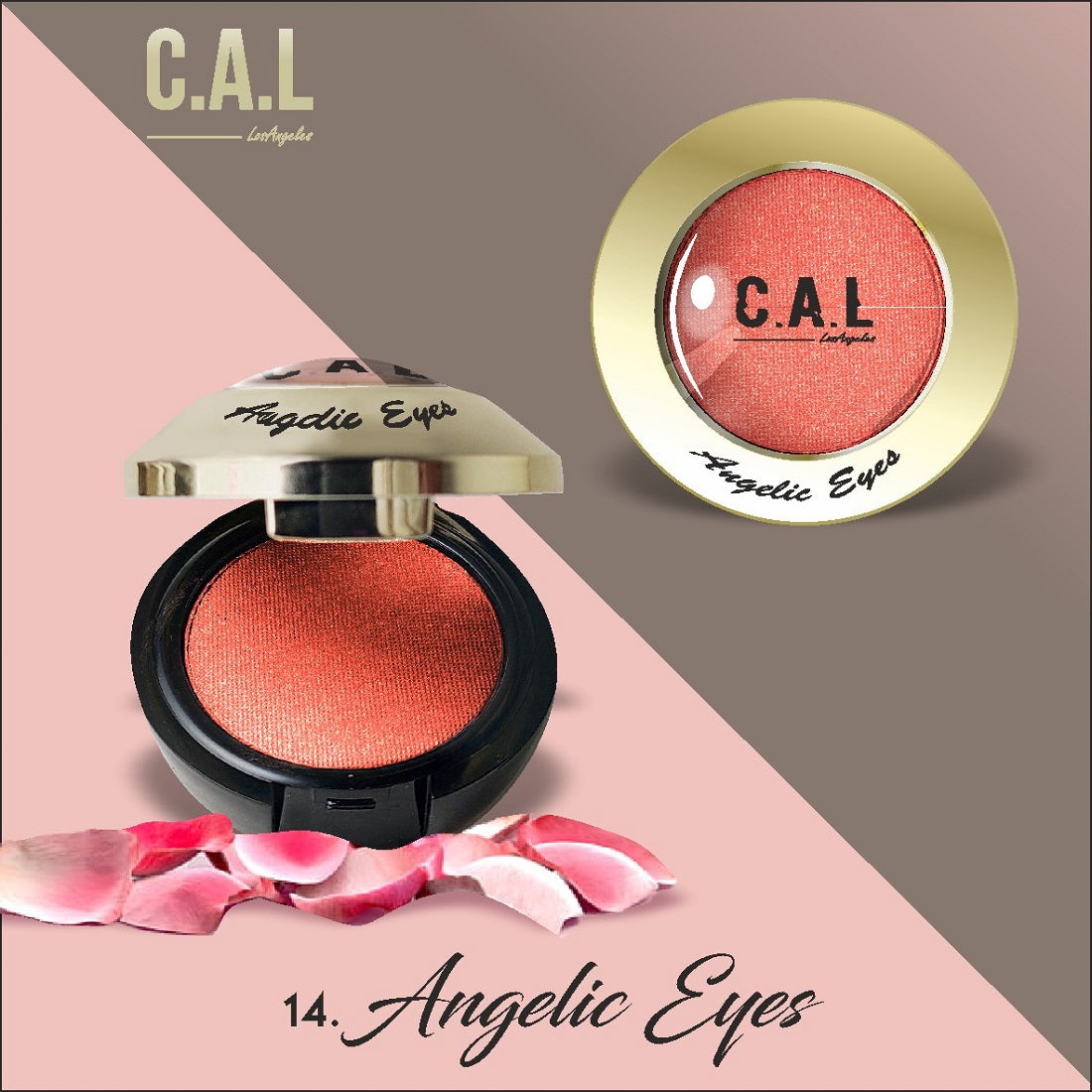 CAL Losangeles Waterproof & Long Lasting Angelic Eye Shadow 3.5g