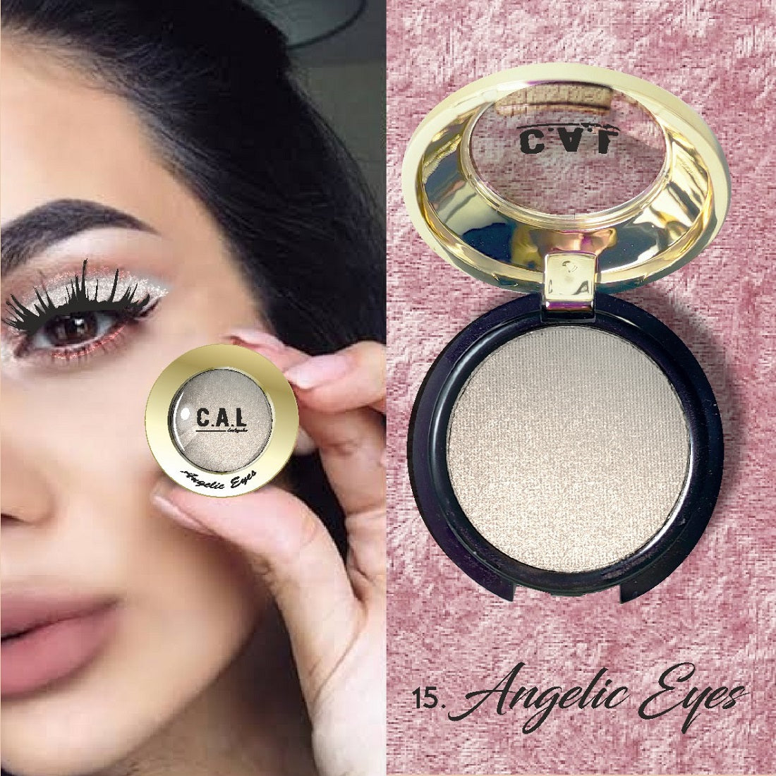 CAL Losangeles Waterproof & Long Lasting Angelic Eye Shadow 3.5g