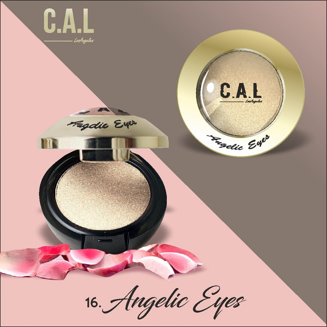 CAL Losangeles Waterproof & Long Lasting Angelic Eye Shadow 3.5g