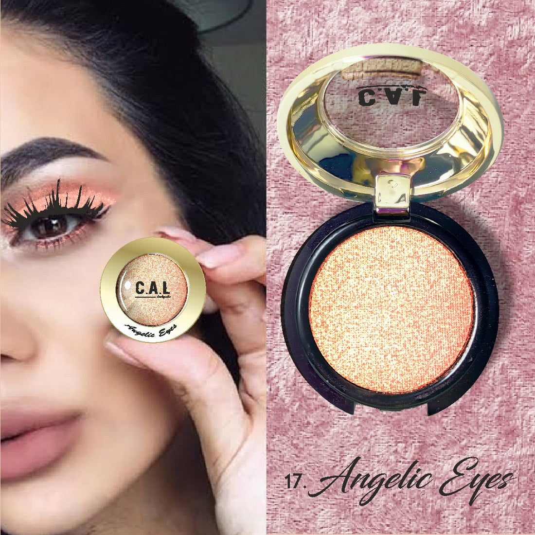 CAL Losangeles Waterproof & Long Lasting Angelic Eye Shadow 3.5g