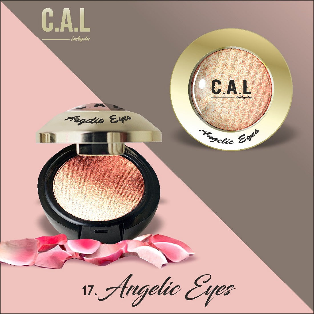 CAL Losangeles Waterproof & Long Lasting Angelic Eye Shadow 3.5g