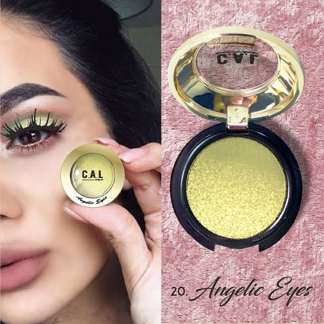 CAL Losangeles Waterproof & Long Lasting Angelic Eye Shadow 3.5g