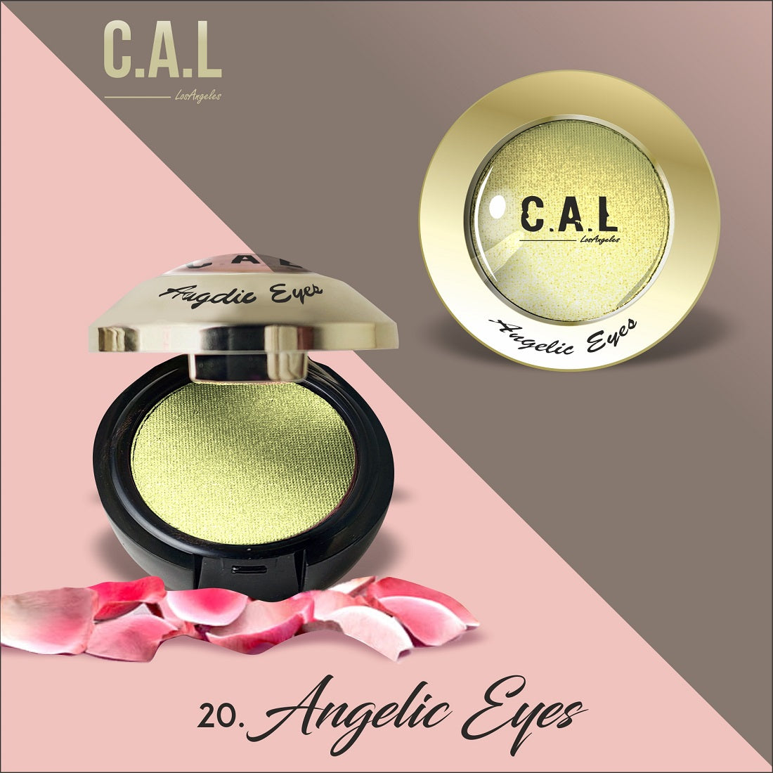 CAL Losangeles Waterproof & Long Lasting Angelic Eye Shadow 3.5g