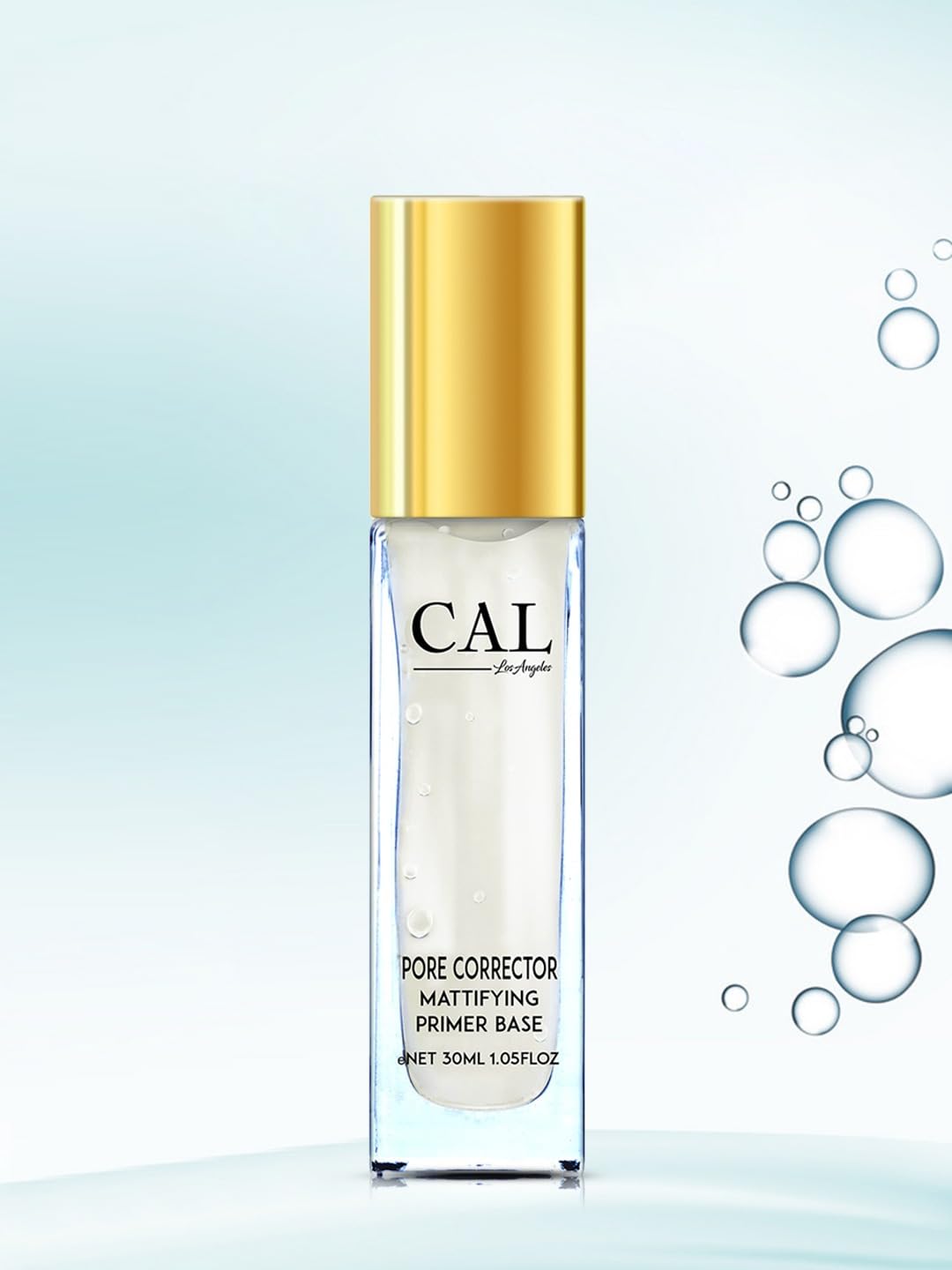 CAL Losangeles Pore Corrector Mattifying Primer Base Transparent |Moisturizes Skin | Gel based light weight formula |Provides Radiant & Smooth Finish 30ml