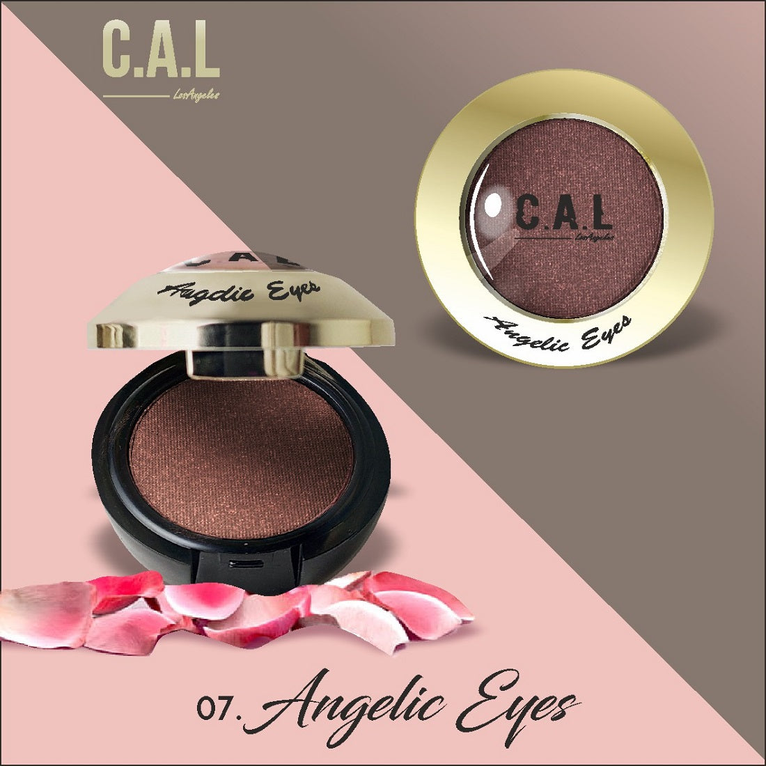CAL Losangeles Waterproof & Long Lasting Angelic Eye Shadow 3.5g