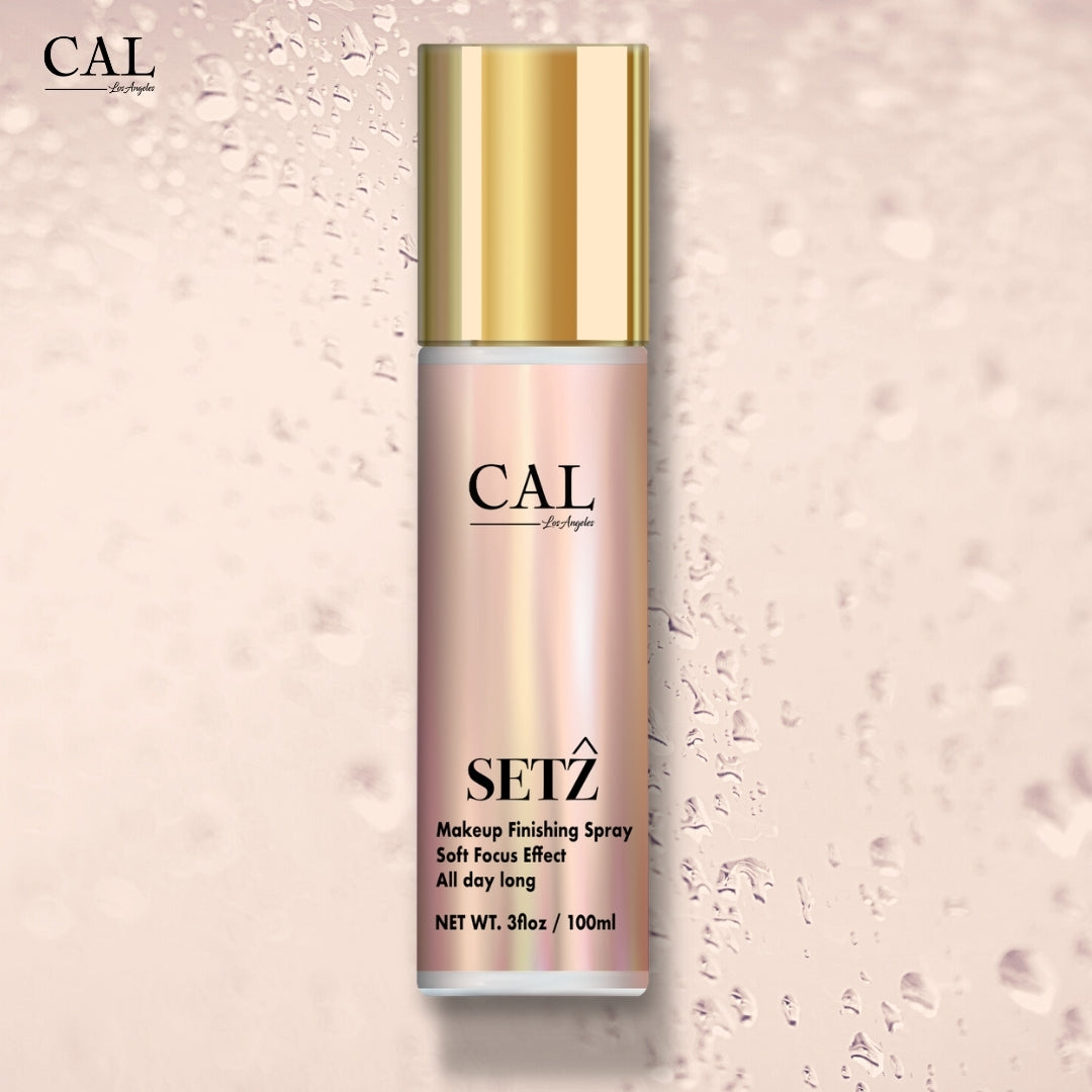 CAL Losangeles SETZ Makeup Finishing Spray Look Makeup Stays Intact Entire Day |Keeps Makeup Intact | Hydrates, Soothes & Refreshes Skin Long Lasting & Weightless Formula- 100 ml