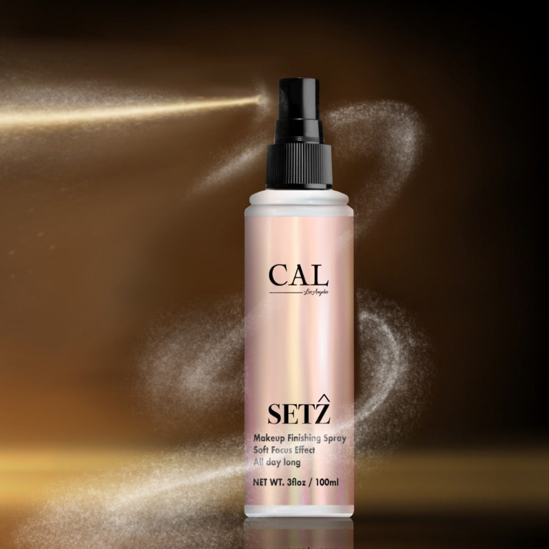 CAL Losangeles SETZ Makeup Finishing Spray Look Makeup Stays Intact Entire Day |Keeps Makeup Intact | Hydrates, Soothes & Refreshes Skin Long Lasting & Weightless Formula- 100 ml