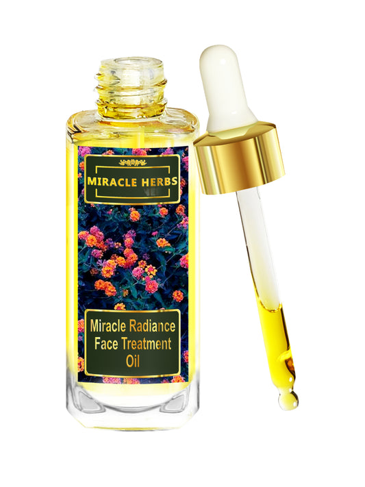 Miracle Herbs Radiance Face Treatment Oil Multivitamin Complex 100% Pure Plant Extracts For All Skin